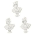 thumbnail image 4 of Set of 3 Roman Statue Sculpture Mythology Art Decor 14.5X11X6CM, 4 of 8