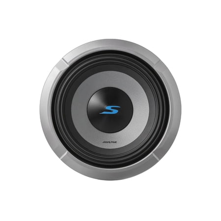 New Alpine S-Series S2-W8D2 8" Subwoofer with 2-Ohm Voice Coils and 900W Peak Power