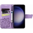 thumbnail image 2 of Case for Samsung Galaxy S23 FE Case Glitter Bling with Card Holder Stand Leather Flip Wallet Diamond Butterfly Protective Case for Samsung Galaxy S23 FE Crystal Lavender, 2 of 16