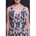 thumbnail image 2 of Bimba Floral Femmes Été Imprimé V Cou Long MaxiDressHoliday Resort Wear-X-Small, 2 of 5