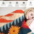 thumbnail image 3 of ARISTURING  Boho Sherpa Throw- Bohemian Soft Plush Flannel Throw Blankets for Bed/Couch/Sofa/Office/Camping, 3 of 6