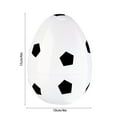 thumbnail image 3 of HongHeng 6 Pcs Plastic Easter Egg, Assorted Sports Balls Egg Shells for Filling Specific Treats, Easter theme Party Favor, Basket Stuffers Filler, Classroom Prize Supplies, 3 of 6