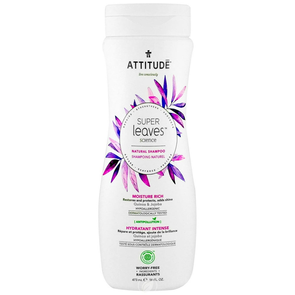 (2 Pack) Attitude Natural Shampoo Moisture Rich 15.9 Ounce Walmart