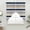 Navy blue, khaki, variant on Purple Grey Striped Swag Curtains for Kitchen/Bedroom/Living Room, Farmhouse Stripes Modern Abstract Art Scalloped Curtains 63 Inch Long, Window Swag Topper Curtains Valances 2 Panels Set 36"x63"