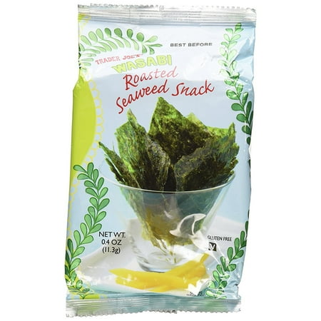 Trader Joe's Wasabi Roasted Seaweed Snack (Best Food At Trader Joe's 2019)