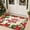 Red/White, variant on MeyJey 32"x48" Christmas Door Mat, Christmas tree pattern Doormat, Non Slip Front Door Mats for Entryway Indoor Outdoor, Washable Low Profile Floor Carpet for Xmas Holiday Decor