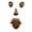 J, variant on KGJQ Tree Face Ornament Facial Features Outdoor Statues Resin Weather-Resistant Garden Decoration for Yard Tree Stump
