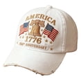 thumbnail image 4 of UngA USA 250th Anniversary Hat 1776-2026 Eagle & Liberty & Cross Printed Pattern Baseball Cap for Men Women,One Size, 4 of 6