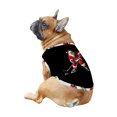 thumbnail image 5 of Santa Playing Hockey Matching Family Christmas Pajamas With Dog, Black Hockey Holiday PJs, Plus Sizes, With Pockets, 5 of 7
