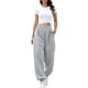 thumbnail image 2 of Pantalones de cintura elástica, pantalones largos para mujer, pantalones elásticos para mujer, pantalones femeninos de grado profesional, 2 of 7