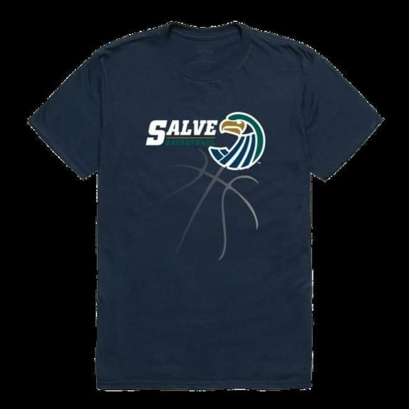 W Republic 510-474-NVY-02 Salve Regina University Seahawks College Basketball T-Shirt, Navy - Medium