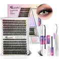 thumbnail image 1 of Kit de extensión de pestañas AILAISHI Lash Clusters 9-16 mm 280 unidades, 1 of 9