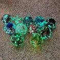 thumbnail image 4 of 10 Uds. De cuentas sueltas redondas luminosas de cristal hechas a mano de 6mm, 8mm, 10mm, 12mm y 14mm para fabricación de joyería, accesorios para pulseras y manualidades, 4 of 5