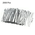 thumbnail image 2 of Unique Bargains 3-Inches Metallic Twist Ties for Bags Silver 2000pcs, 2 of 4