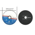 thumbnail image 2 of ROZYARD 5pcs/lot 4" Resin Cutting Disc Cutting Wheel Grinding Disc for Stainless Steel & Metal Angle Grinder Durable Accessories, 2 of 12