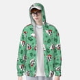 thumbnail image 6 of Rocae Christmas French Bulldog Print Breathable Sun Protection Hoodie Quick-Dry Lightweight Long Sleeve Hoodie Unisex Running Sports Shirt, 6 of 9