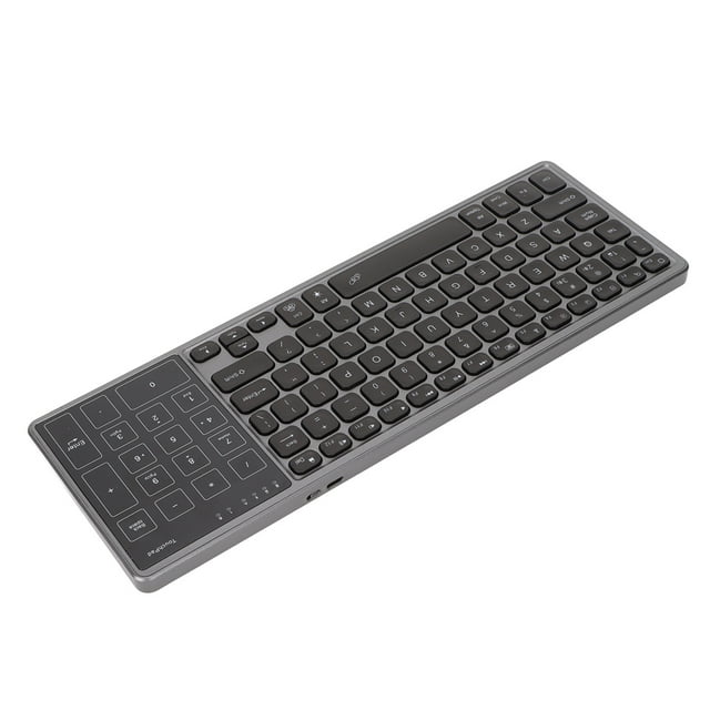 Clavier Sans Fil avec Pavé Tactile, Clavier Sans Fil Pavé Tactile Numérique Clavier Sans Fil Pavé Tactile Haut de Gamme