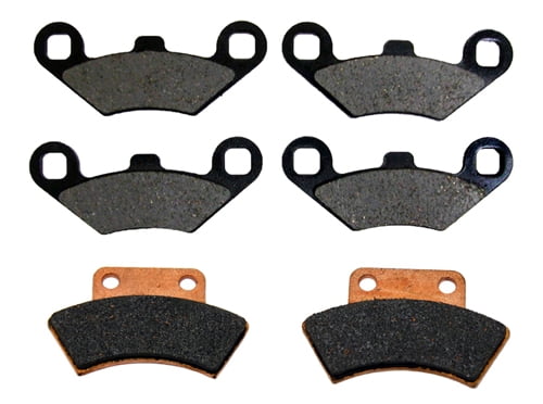 Front Rear Brake Pads Polaris Trail Boss 250 2X4 4X4 1988 1989 1990 1991 1992