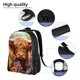 thumbnail image 5 of Fotbe Countryside Colorful Floral Cow Mochila de Viaje para Laptop, Mochila Ejecutiva Delgada y Resistente 15.6", 5 of 8