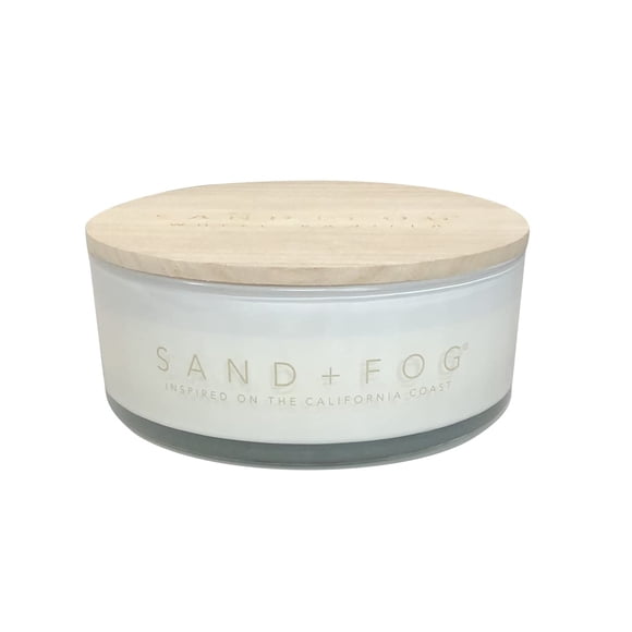 Sand + Fog Scented Candle - White Vanilla - Additional Scents and Sizes – 100% Cotton Lead-Free Wick - Luxury Air Freshening
