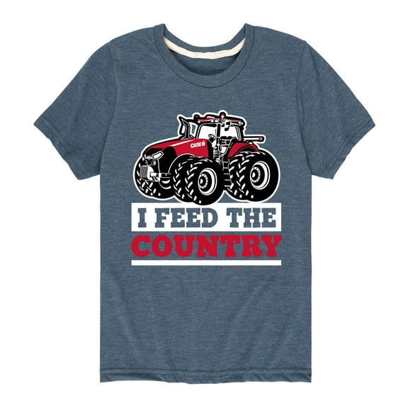 Case IH - I Feed The Country - Toddler Short Sleeve Graphic T-Shirt