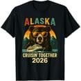 thumbnail image 2 of 100% Cotton Alaska Cruise 2026 Matching Friends Family Vacation Men Kids T-Shirt, 2 of 5