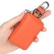 thumbnail image 5 of Qarigey Billetera de cuero, monedero de viaje para llaves, bolsillo para recibos de tarjetas de crédito, para mujeres y hombres riñoneras Naranja Qarigey AP011383-08, 5 of 6