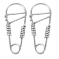 thumbnail image 1 of WRISTBIQUE 2Pcs Stainless Steel Keychain Carabiner Clip Practical Metal Key Ring Holder, 1 of 8