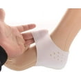 thumbnail image 2 of HUGFEGWE Silicone Height Increase Insole Invisible Heel Lift Soft Pads Silicone Gel Inserts Socks, Half Heel Socks Heel Protector Breathable Suitable for Men Women(2cm) CJB91-102228, 2 of 9