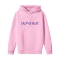 thumbnail image 4 of Moonsky Sudadera con capucha y cordón HUNTRX, estampado de grupo de chicas coreanas, jersey corto, suave y cómodo, top de manga larga para primavera y otoño. Rosa 140, 4 of 5