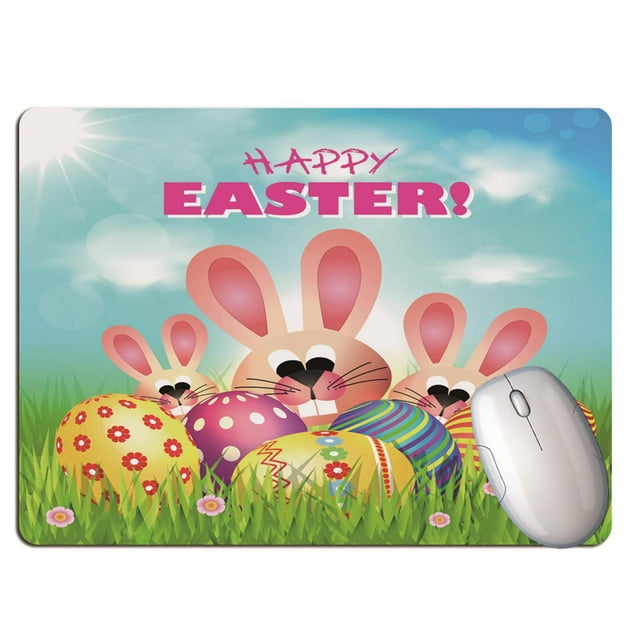 Daisyyozoid Wholesale Happy Easter Personalized Mouse Pad Keyboard Pad Writing Pad Desk Pad