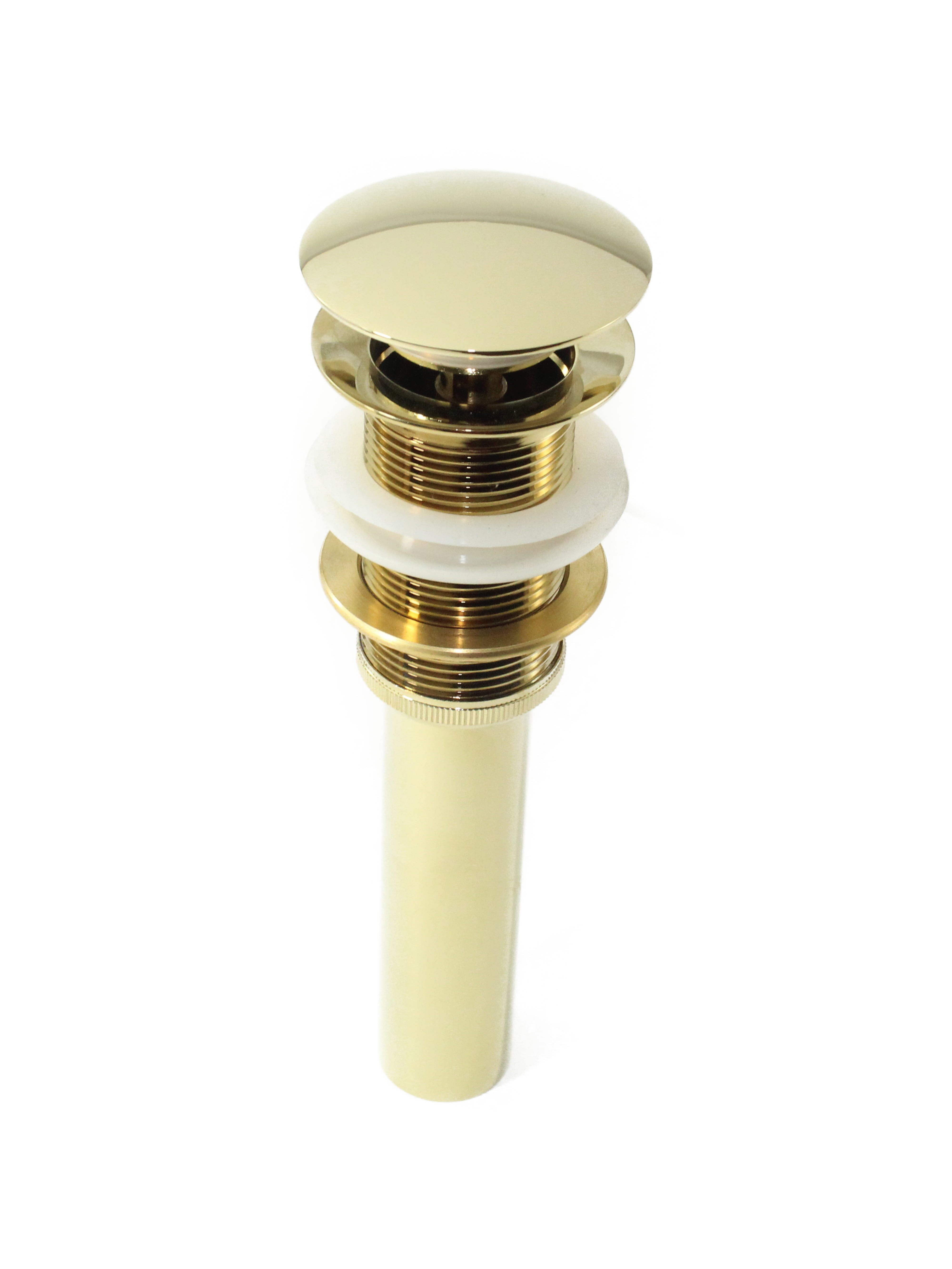 Pop Up Drain Stopper Without Overflow Gold Finish ...
