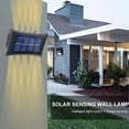 thumbnail image 4 of TERGAYEE Multi-Color Solar Wall Lights,Up and Down Lighting Solar Outdoor Light Waterproof,olar Fence Lights for Yard Deck House Garage Garden Porch, 4 of 8