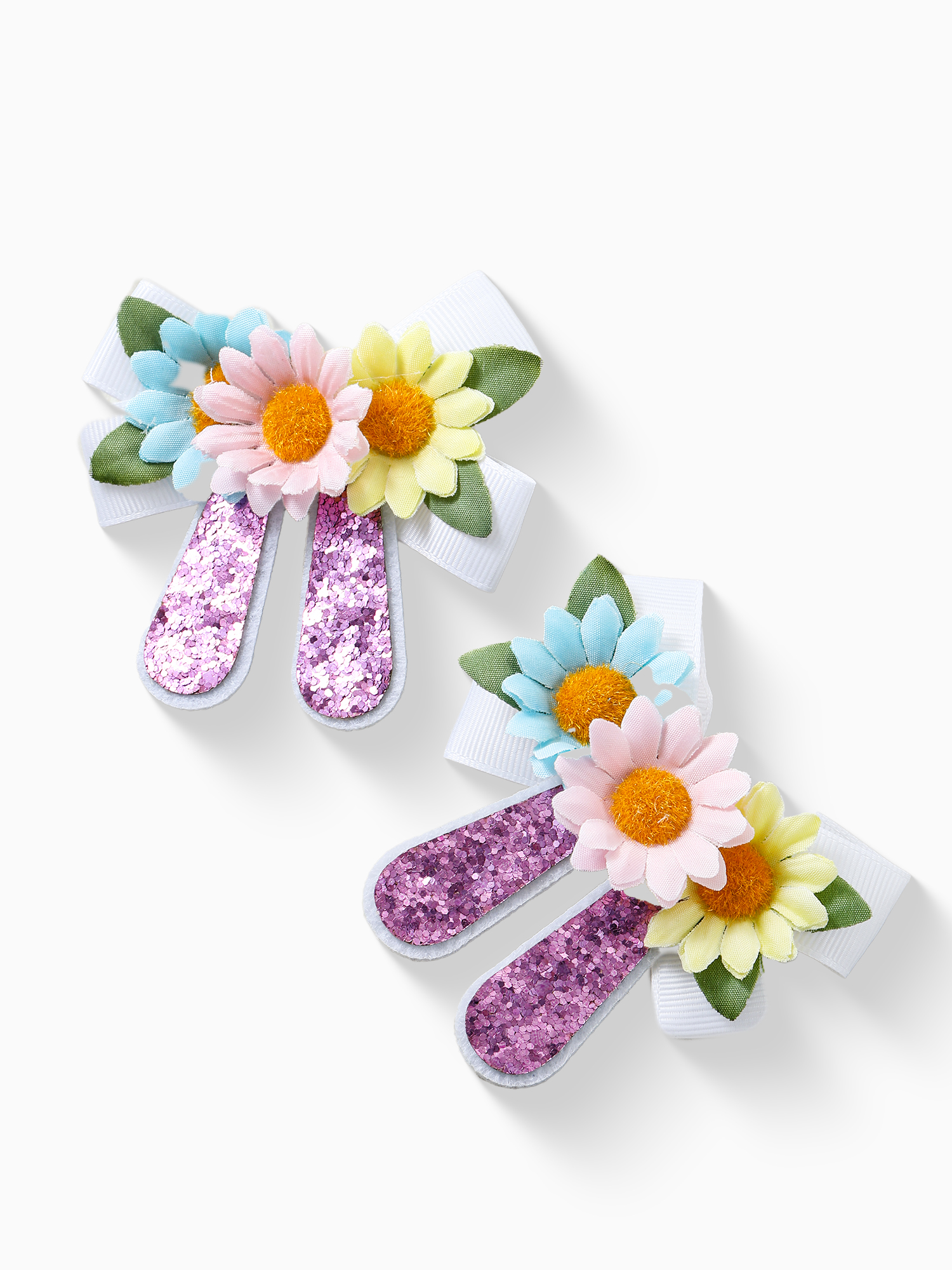 Way to Celebrate Easter Flower Hair Clips, 2 Pieces