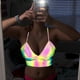 thumbnail image 2 of Blusa de tubo con bustier reflectante para mujer, 2 of 4