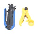 thumbnail image 1 of Crimping Stripping  Set Crimping  Set  Coaxial Cable Crimping  Combination Tool Adjustable Portable Coax Stripper Crimper Tool Kit, 1 of 8