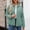 Mint Green, variant on Casual Quilted Jacket for Women 2025 Long Sleeve Snap Button Lapel Winter Jacket Coat with Pockets Outerwear