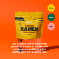 thumbnail image 4 of HOXY Journey of Korea "Korean Ramen Seasoning" | Gluten Free, Vegan | Finest Ramen Seasoning Powder | 5.3oz (CHICKEN, Pack of 1), 4 of 10