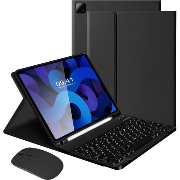 Keyboard Case with Mouse for Xiaomi Pad 6 Max 14 inch 2023 - Protective Stand Cover with Bluetooth Detachable Magnetic Keyboard / Wireless Mouse / Pencil Holder