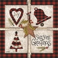 thumbnail image 2 of Four Square Seasons Greetings by Linda Spivey, Canvas Wall Art, 12W x 12H, 2 of 2