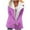 Purple womens coat, variant on Usmixi Womens Winter Plush Coat Casual Overcoat for Women Long Sleeve Open Button Down Solid Loose Outerwear Thickened Warm Lapel Fleece Lined Jacket Coats 2025 Plush Coat