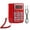 Red, White, Black, variant on Cergrey Desktop Corded Landline Telephone With Caller ID Display With Speakerphone For Home Office, Landline Telephone Corded
