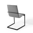 thumbnail image 5 of Modway Pitch Upholstered Fabric Dining Armchair in Black Light Gray, 5 of 9