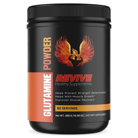 Glutamine Powder-Revive Healthy Supplements 30oz
