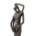 thumbnail image 3 of Danya B. Modern Abstract Metal Art Shelf/Table Decor - Decorative Cast Iron Figurine - Embracing Couple Sculpture, 3 of 5