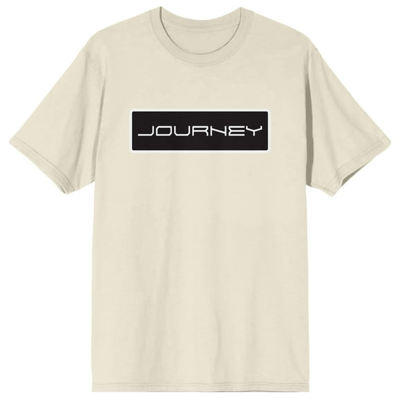 Journey Scarab Black Ink Logo Women's Natural Double-Sided Short Sleeve Tee-Medium