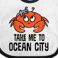 thumbnail image 4 of Inktastic Ocean City Maryland Cute Crab Boys or Girls Baby Bib, 4 of 4