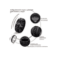 thumbnail image 3 of 9 Piezas Anillo Hombre De Titanio Acero Inoxidable Regalo Xtellar negro, 3 of 4