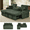 Green, variant on Ucloveria Sleeper Sofa Bed, 81” Pull Out Couch Bed, 3 in 1 L-Shaped Couch with Charging Station, Cup Holder, Side Pocket, Couches for Living Room(Plush Gray)