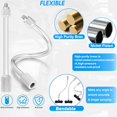 thumbnail image 3 of CNKOO 20 Packs 5.9 Inch Flexible Mister Nozzle Extensions  Brass Mist Rod Bendable Extended Pole 10/24 UNC for High Pressure Mist Nozzles  Misting System Nozzle Extension, 3 of 7